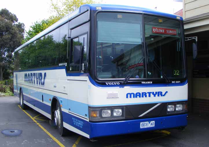 Martyrs Volvo B7R Volgren SC221 31